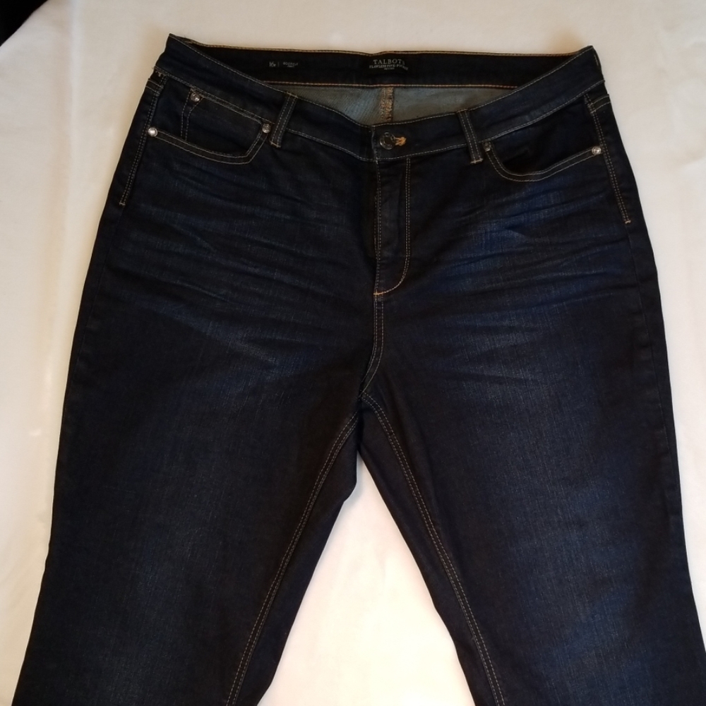 Talbots Flawless Five-Pocket Bootcut Curvy Sz 16P